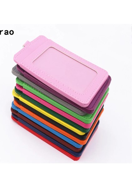 L Tarzı Lüks Li U Deri Malzeme Çift Kart Kol Setleri Kimlik Rozeti Vaka Temizle Banka Kredi Kartı Rozeti Tutucu Aksesuarları (Yurt Dışından) fiyatları