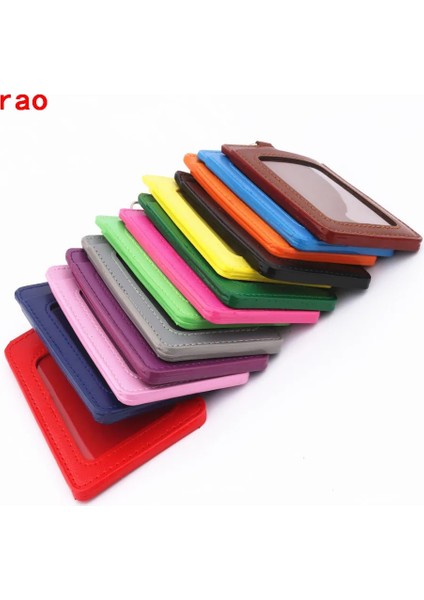 L Tarzı Lüks Li U Deri Malzeme Çift Kart Kol Setleri Kimlik Rozeti Vaka Temizle Banka Kredi Kartı Rozeti Tutucu Aksesuarları (Yurt Dışından) fırsatları