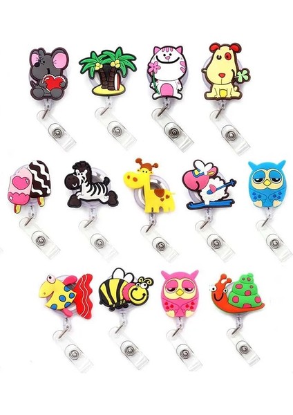 No.10 Tarzı Yeni 60CM Silikon Sevimli Kedi ve Köpek Hayvanlar Geri Çekilebilir Rozet Makarası Öğrenci Hemşire Sergisi Enfermera Isim Kartı Kimlik Kartı Sandığı (Yurt Dışından) fırsatları