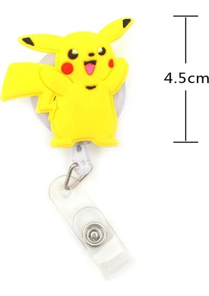 Mor Tarzı Pokemon Git Pikachu Poke Topu Hemşire ve Doktor Için Geri Çekilebilir Rozet Makarası Kart Sahibinin Ofis ve Hastane Malzemeleri Erkek ve Kız Adı ​​kartı (Yurt Dışından)