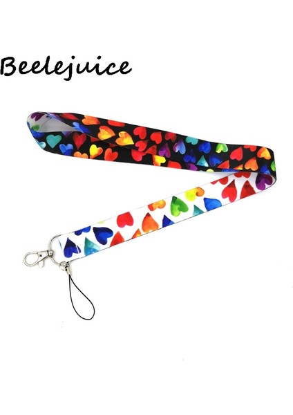 No.19 Tarzı Renkli Gökkuşağı Aşk Kalpleri Moda Ipi Kimlik Kartı Tutucu Otobüs Geçiş Kılıfı Örtüsü Kayma Banka Kredi Kartı Tutacağı Askı Kart Sahibinin (Yurt Dışından) modelleri