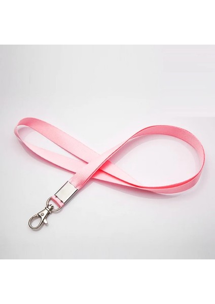 Pembe Kordon Stili Alüminyum Alaşımlı Kart Sahibinin Ipi Rozet Makarası Ofis Şirketi Personeli Çalışanları Geçiş Kredi Kimlik Kartı Rozeti Sahibi Iş Malzemeleri (Yurt Dışından)