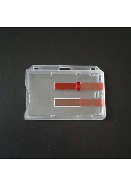 Şeffaf Çubuk Stili 2'li Paket Ağır Hizmet (2 Kart) Kimlik Kartı Tutacağı Kılıf Sert Plastik-Şeffaf 2 Taraflı Kredi Kartı Kapağı Şeffaf-Yatay (Yurt Dışından) modelleri