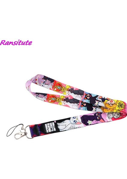 No.5 Tarzı Ransitute R1651 Anime Kız Kordon Kart Sahibinin Öğrenci Asılı Boyun Cep Telefonu Kordon Rozeti Metro Erişim Kart Sahibinin (Yurt Dışından)