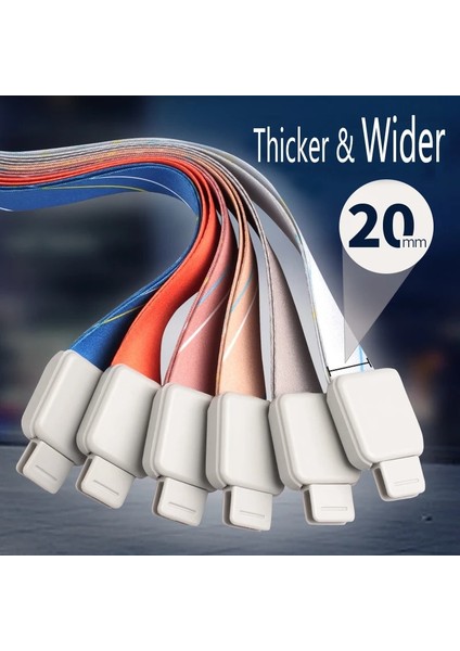 Koyu Mavi Stil Dezhı-Kımlık Adı Kart Sahibi Için Geri Çekilebilir Polyester Ipi, Kartvizit Rozeti Tutucu Boyun Askısı Stripesolid, Ofis Malzemeleri (Yurt Dışından) fırsatları