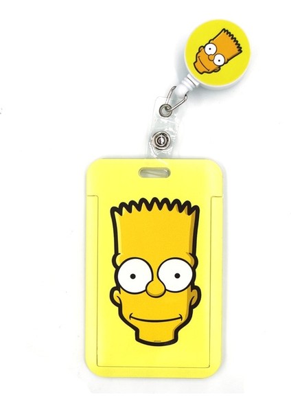 No.6 Tarzı Komik Anime Çizgi Film Karakteri Moda Kordon Kimlik Kartı Tutucu Otobüs Kartı Kılıf Kapak Klipsi Banka Kredi Kartı Tutacağı Askı Kart Sahibi (Yurt Dışından)