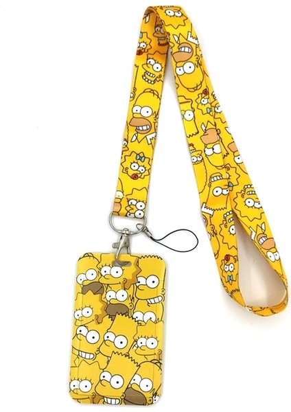 No.6 Tarzı Komik Anime Çizgi Film Karakteri Moda Kordon Kimlik Kartı Tutucu Otobüs Kartı Kılıf Kapak Klipsi Banka Kredi Kartı Tutacağı Askı Kart Sahibi (Yurt Dışından) modelleri