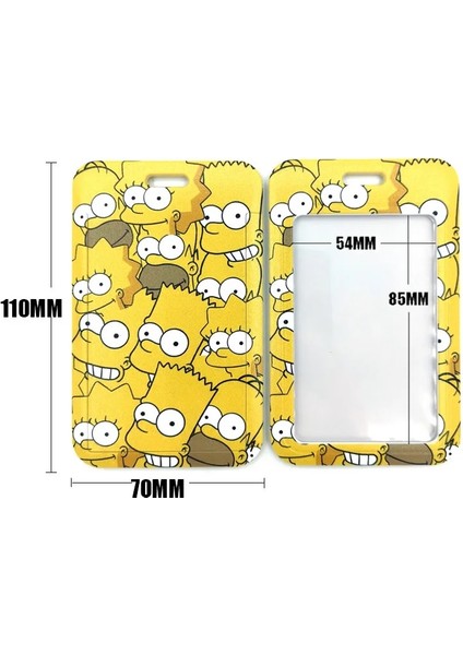 No.6 Tarzı Komik Anime Çizgi Film Karakteri Moda Kordon Kimlik Kartı Tutucu Otobüs Kartı Kılıf Kapak Klipsi Banka Kredi Kartı Tutacağı Askı Kart Sahibi (Yurt Dışından) indirimleri