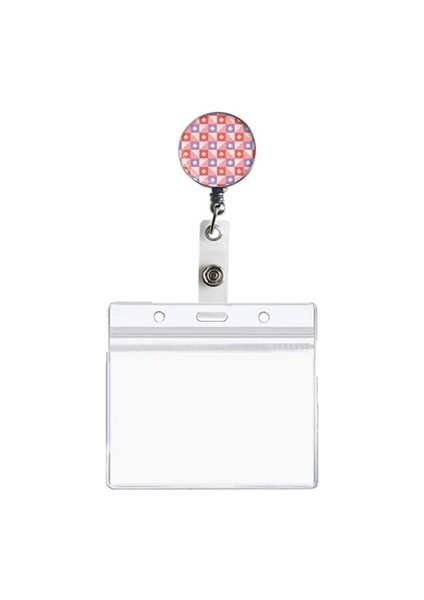 Pembe Geri Çekilebilir Stil Tudent Baskı Ofis Kordon Klip Anahtarlık Adı Etiket Tutucu Anahtarlık Kımlık Kartı Anahtarlık Halat Makarası Geri Çekme Anahtarlık Rozeti (Yurt Dışından)