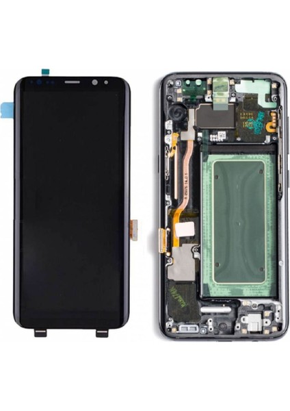 Samsung Galaxy S9 ( Sm- G960F ) Servis LCD Dokunmatik Ekran Siyah