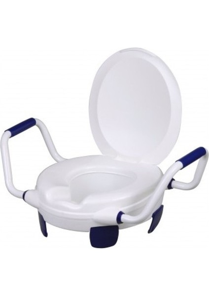 Yerli Klozet Yükseltici Kapaklı Kulplu