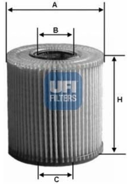 Ufı 25.091.00 Yağ Filtresi Antara / Captıva Cruze Epıca Lacettı / Nubıra 1.4 16V 2.0 Cdtı 2.0d