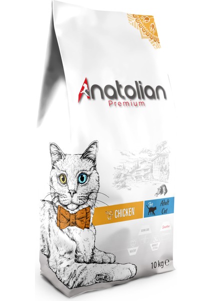 Anatolian Premium Tavuklu Yetişkin Kedi Maması 10 kg