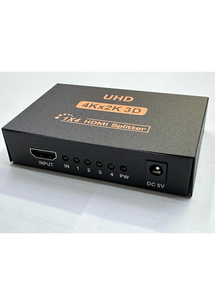 4 Port HDMI Splitter 4K UHD HDMI Splitter 4K HDMI Çoğaltıcı