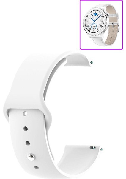 Huawei Watch Gt3 Pro 43MM Seramik ile Uyumlu Kordon Yumuşak Dokulu Silikon Kayış fiyatları
