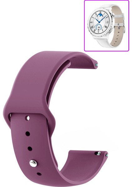 Huawei Watch Gt3 Pro 43MM Seramik ile Uyumlu Kordon Yumuşak Dokulu Silikon Kayış fiyatları