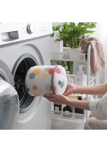 Yuvarlak Stil Luluhut Çamaşır Makinesi Için Çamaşır Torbası, Çamaşır Yıkamak Için File Çanta, Çoraplar Sutyen Iç Çamaşırı Çorapları Yıkamayı Koruyan File Çanta (Yurt Dışından) modelleri