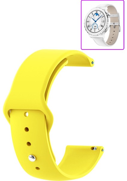 Huawei Watch Gt3 Pro 43MM Seramik ile Uyumlu Kordon Yumuşak Dokulu Silikon Kayış fiyatları