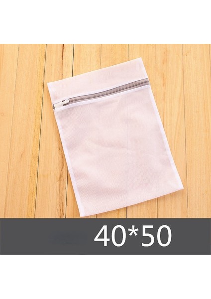 40X50 Stili Gri Fermuar Örgü Çamaşır Torbası Ev Çamaşır Makinesi Çantası Çamaşırhane Iç Çamaşırı Sutyen Çorap Kirli Giysiler Çamaşır Sepeti Organizatör (Yurt Dışından) fiyatları