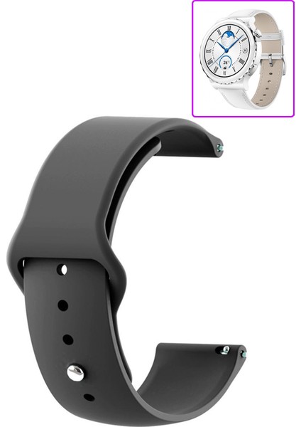Huawei Watch Gt3 Pro 43MM Seramik ile Uyumlu Kordon Yumuşak Dokulu Silikon Kayış fiyatları