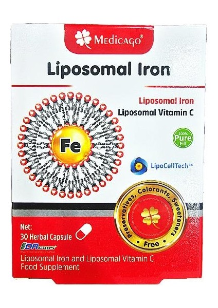 Medicago Lipozomal Demir 30 Kapsül