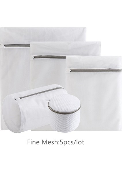 Ince Örgü 5'li Stil Clothelot Çamaşır Makinesi Için Iki Stil Çamaşır Torbası Kirli Çamaşır Torbaları Polyester Iç Çamaşırı Çantası Sutyen Koruma Ağı Kılıfı (Yurt Dışından) fiyatları
