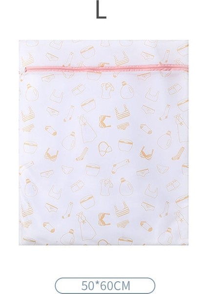 L 50-60CM Stili Çamaşır Makinesi Çamaşır Torbası Ev Kullanımı Büyük Kapasiteli Kirli Giysiler Saklama Torbası Çok Amaçlı Çamaşır Sepeti Iç Çamaşır Torbaları (Yurt Dışından)