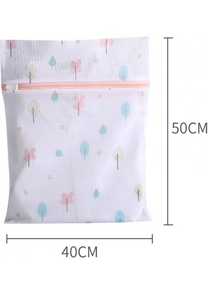 Ağaç Yaprağı 2 Stili Çamaşır Torbası Bitki Baskı Fermuar Anti-Deforme Çizilmez Yıkama Net Çanta Iç Çamaşırı Çorap Çamaşır Makinesi Kılıfı Giysi Sutyen Çantası (Yurt Dışından) fiyatları