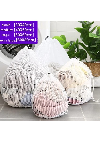 Kaba Örgü Stilini Kalınlaştırın Xxl Yeni Ipli Büyük Boy Banyo Yıkama Çamaşır Torbası Giyim Bakımı Katlanabilir Koruma Ağı Filtre Sutyen Çorap Iç Çamaşırı Yıkama (Yurt Dışından) fiyatları