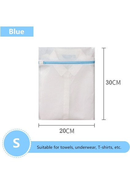 S 20-30CM Stili Çamaşır Torbaları Sütyen Çorap Iç Çamaşırı Polyester Örgü Kirli Çamaşır Torbası Sütyen Iç Çamaşırı Düzenleyici Yıkama Işlemi Özel Yıkama Kitleri (Yurt Dışından)