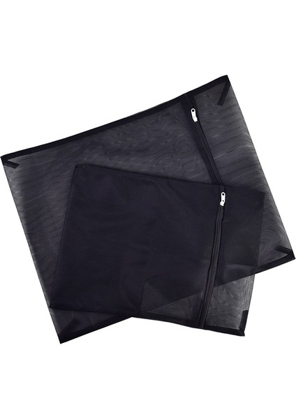 40X50CM Tarzı 2020 Yeni Lothes Çamaşır Makinesi Fermuarlı Çamaşır Torbası Naylon Mesh Net Sütyen Çamaşır Torbası 5 Boyutlu Siyah Yıkama Torbaları (Yurt Dışından) indirimleri