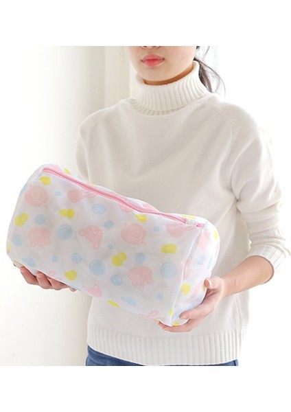 15X16CM Tarzı 6 Boyutlu Fermuarlı Katlanabilir Naylon Çamaşır Torbası Sutyen Çorap Iç Giyim Çamaşır Makinesi Koruma Ağı Örgü Çantalar (Yurt Dışından) indirimleri