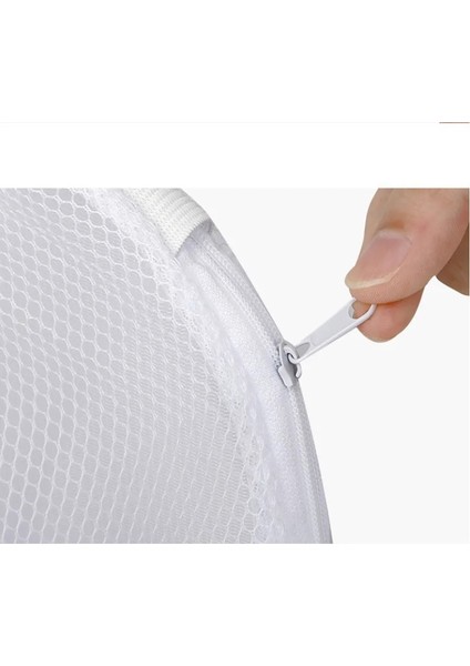 Beyaz Stil Ayakkabı Çamaşır Torbaları Sneaker Örgü Çamaşır Torbası Dayanıklı Fermuar Ayakkabı Temizleme Yıkama Makinesi Kurutma Örme Çorap Ayakkabı Için Net Koruyucu (Yurt Dışından) indirimleri