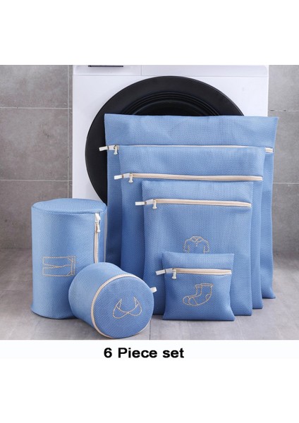 P-6 Parça Set Stili Seyahat Katlanabilir Örgü Çamaşır Torbası, Iç Çamaşır Torbası, Polyester Çamaşır Torbası, Sütyen Çamaşır Torbası Seti (Yurt Dışından) fiyatları