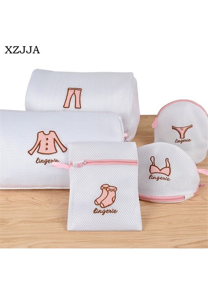 Pantolon Stili Xzjja Olyester Çamaşır Torbaları Giyim Iç Çamaşırı Sutyen Çorap Çamaşır Kılıfı Çamaşır Makinesi Örgü Çanta Fermuar Koruyucu Net Kılıf (Yurt Dışından) fiyatları