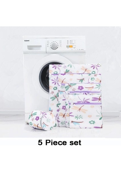 A-5 Parça Set Stili Seyahat Katlanabilir Örgü Çamaşır Torbası, Iç Çamaşır Torbası, Polyester Çamaşır Torbası, Sütyen Çamaşır Torbası Seti (Yurt Dışından) fiyatları