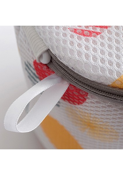 Silindir 20X30CM Stili Kirli Giysiler Için Seyahat Çamaşır Torbaları Mesh Büyük Çamaşır Makinesi Aksesuarları Konteyner Çorap Iç Çamaşırı Net Büyük Sutyen Seti Ürünler (Yurt Dışından)
