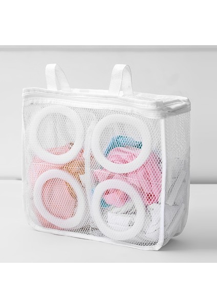 Beyaz Stil Tembel Ayakkabı Yıkama Torbaları Ayakkabı Yıkama Torbaları Iç Çamaşırı Sütyen Ayakkabı Havalandırma Kuru Alet Örgü Çamaşır Torbası Koruyucu Organizatör (Yurt Dışından)