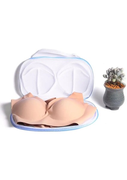 Oval Stil Çamaşır Torbası Yıkama Giyim Bakımı Katlanabilir Koruma Ağı Filtre Iç Çamaşırı Sütyen Çorap Iç Çamaşırı Çamaşır Makinesi Giysileri (Yurt Dışından)