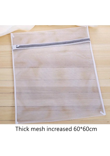 Kaba Net 60X60CM Stili Fermuar Fileli Çamaşır Torbası Polyester Çamaşır Yıkama Torbaları Kaba Net Çamaşır Sepeti Çamaşır Makineleri Çamaşır Torbaları Fileli Sutyen Torbası (Yurt Dışından) fiyatları