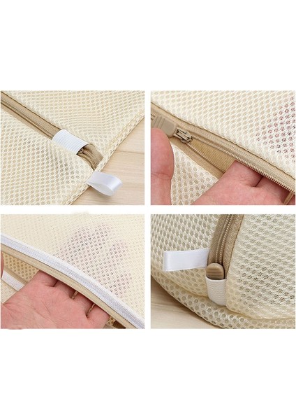 M Tarzı Et Örgü Çamaşır Torbası Giyim Iç Çamaşırı Sütyen Çorap Iç Çamaşırı Kalınlaştırmak Yıkama Torbası Çamaşır Makinesi Li (Yurt Dışından) indirimleri