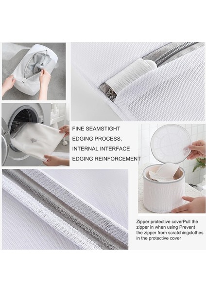 Kaba Net 25X25CM Stili 9 Boyutlu Örgü Çamaşır Torbası Makine Yıkama Filesi Torba Yıkama Triko Iç Çamaşırı Ekstra Büyük Net Cep Ev Antideformasyonu (Yurt Dışından) modelleri