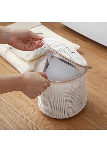 Bej Altı Parçalı Takım Stili Ev Net Cep Iç Çamaşırı Iç Çamaşırı Çamaşır Makinesi Koruma Torbaları Kalınlaşmış Polyester Sutyen Bakım Örgü Katlanır Çamaşır Torbası (Yurt Dışından) indirimleri