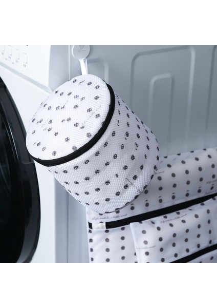 Çiçek S 30X40CM Stili Renkli Taş Stil Fermuarlı Örgü Çamaşır Torbası Polyester Çamaşır Net Çanta Iç Çamaşırı Çorap Çamaşır Makinesi Kılıfı Giysi Sutyen Çantaları (Yurt Dışından)