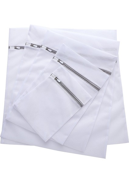 Gümüş Tarzı Fermuarlı File Çamaşır Torbası Polyester Çamaşır Yıkama Torbaları Kaba Net Çamaşır Sepeti Çamaşır Makineleri Için Çamaşır Torbaları Fileli Sutyen Torbası (Yurt Dışından) modelleri