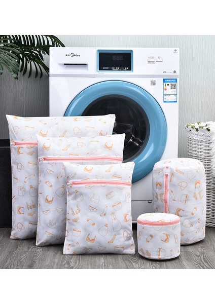 C Silindir Stili 5 Boyutları Zarif Baskılı Çamaşır Torbası Ince Örgü Iç Çamaşırı Çamaşır Torbaları Seyahat Taşınabilir Giyim Sutyen Organizatör Çanta Çamaşır Sepeti (Yurt Dışından) fiyatları