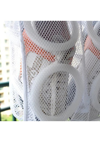 Beyaz Stil M Beden Ayakkabı Yıkama Torbası Dayanıklı Ayakkabıları Korur Yardımcı Sneaker Spor Çamaşır Ağı Yıkama Yıkama Temizleyici Asılı Çanta Ayakkabı Çizme (Yurt Dışından) indirimleri