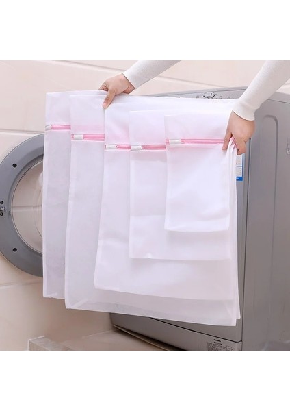 20X30CM Stili 2 Adet Fermuar Kapatma Örgü Çamaşır Yıkama Torbaları Katlanabilir Narin Iç Çamaşırı Sutyen Çorap Iç Çamaşırı Çamaşır Makinesi Giysi Koruma Ağı (Yurt Dışından) indirimleri