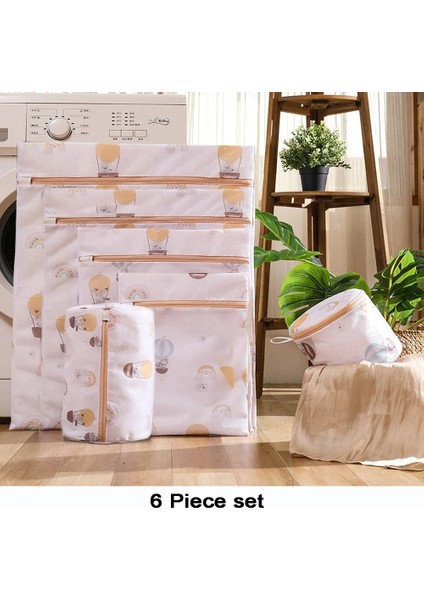 L-6 Parça Set Stili Seyahat Katlanabilir Örgü Çamaşır Torbası, Iç Çamaşır Torbası, Polyester Çamaşır Torbası, Sütyen Çamaşır Torbası Seti (Yurt Dışından) fiyatları