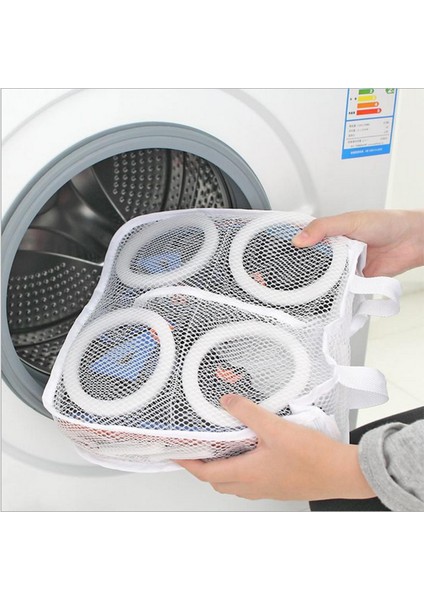 Beyaz Stil 28X24.5X8CM Tembel Ayakkabı Yıkama Torbaı Zip Çamaşır Torbası Kuru Ayakkabı Ev Düzenleyici Örgü Çamaşır Torbası Iç Çamaşırı Sutyen Ayakkabı Havalandırma Kuru Aracı (Yurt Dışından) fiyatları